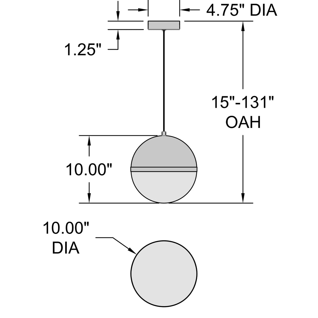 Access Lighting Unity LED Pendant, image 8
