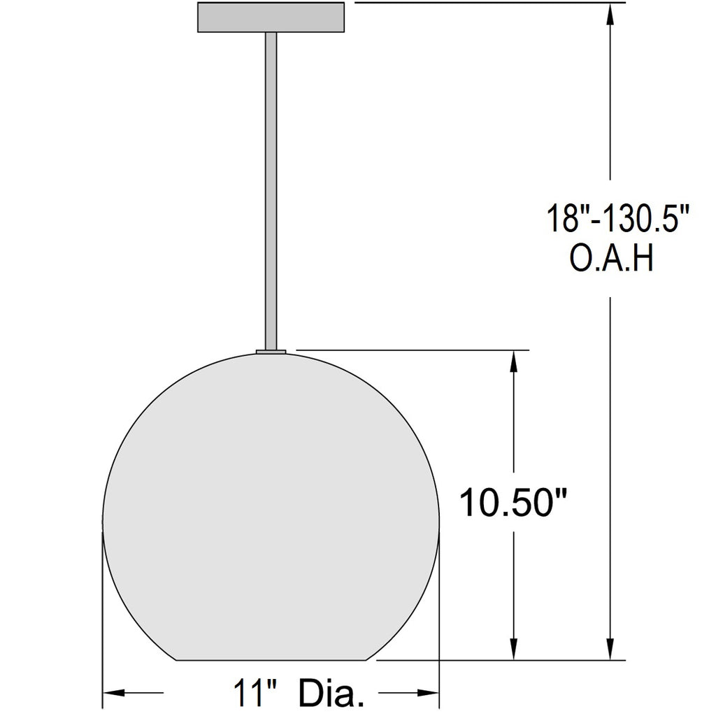 Access Lighting Nitrogen Pendant, 11", image 3