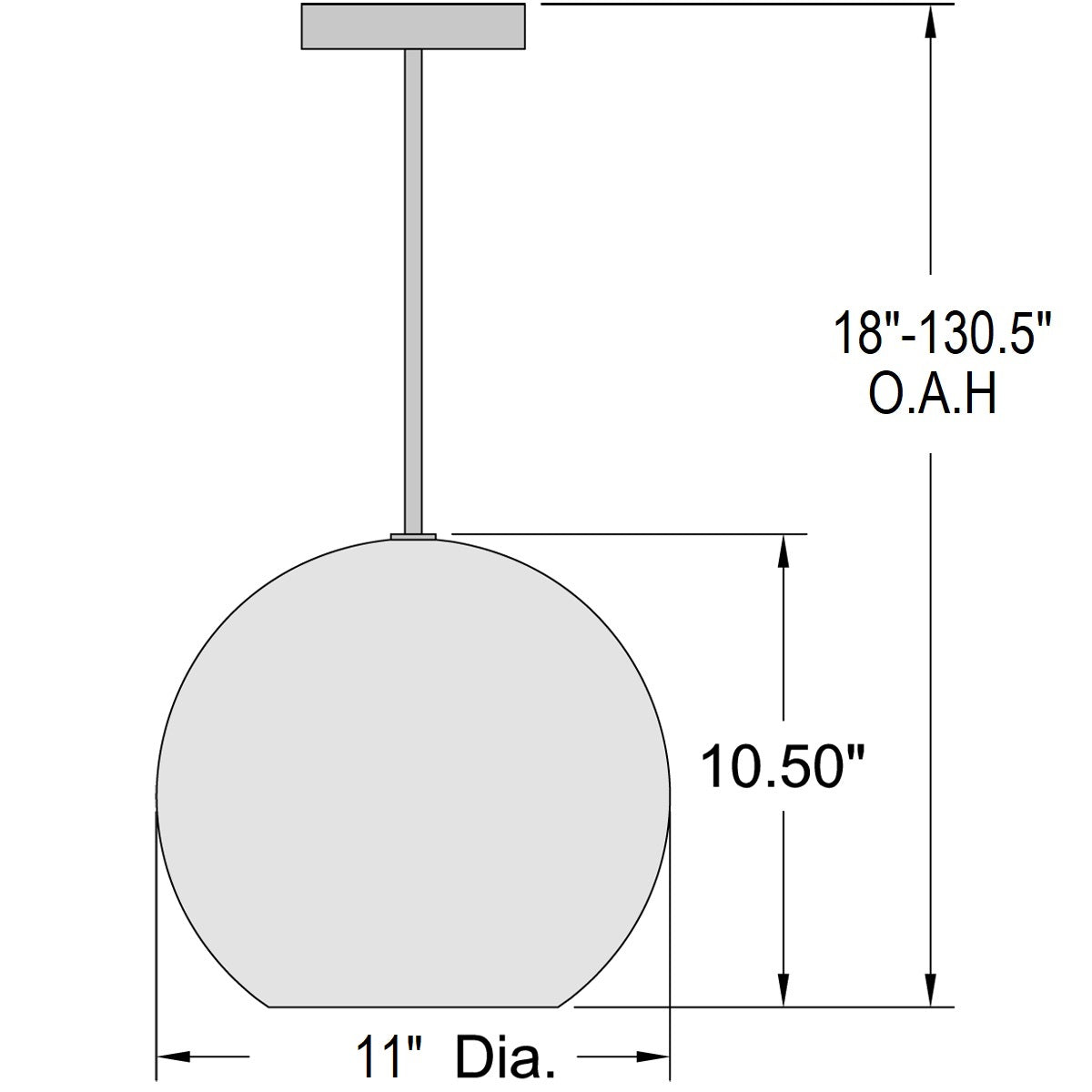 Access Lighting Nitrogen Pendant, 11", image 3