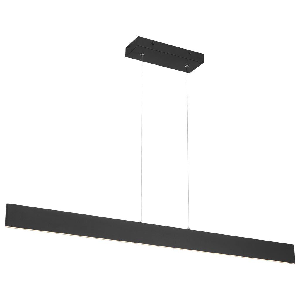 Holm LED Linear Pendant, Matte Black