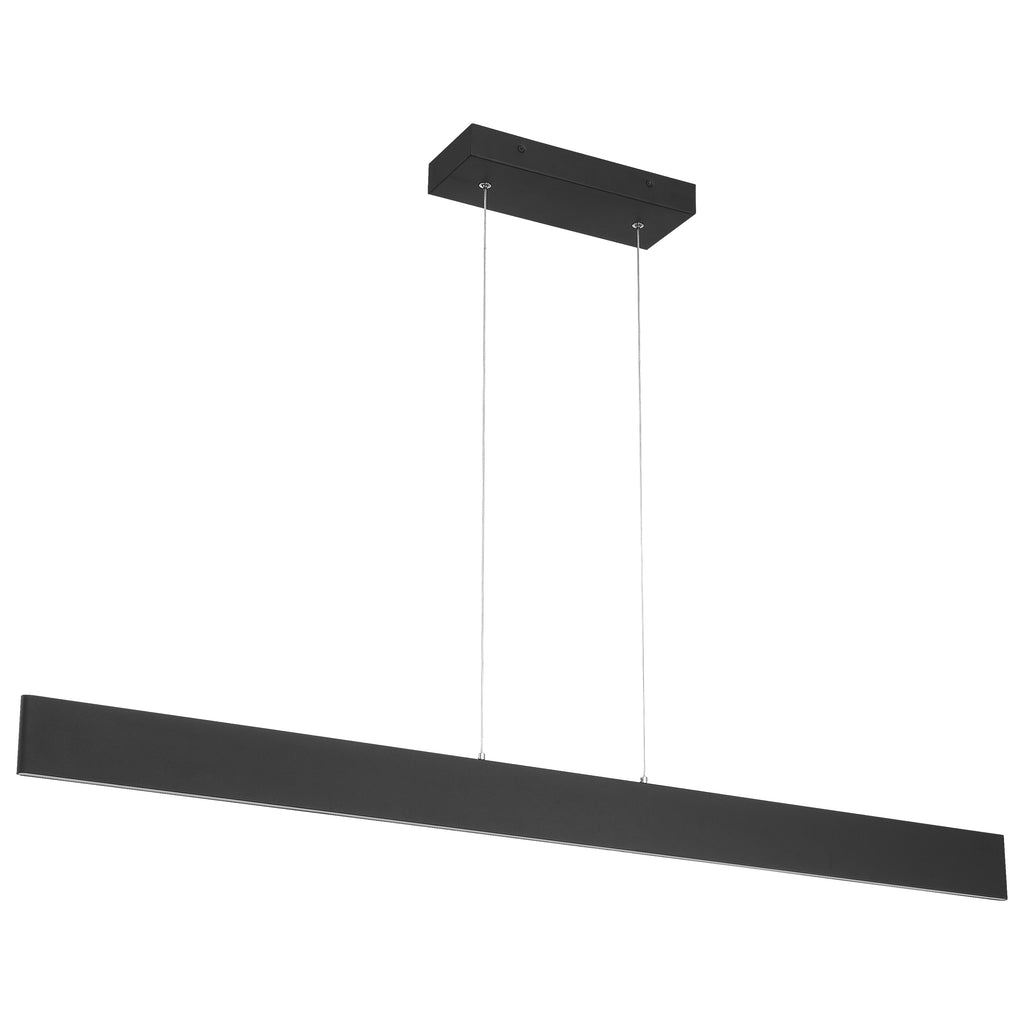 Holm LED Linear Pendant, Matte Black