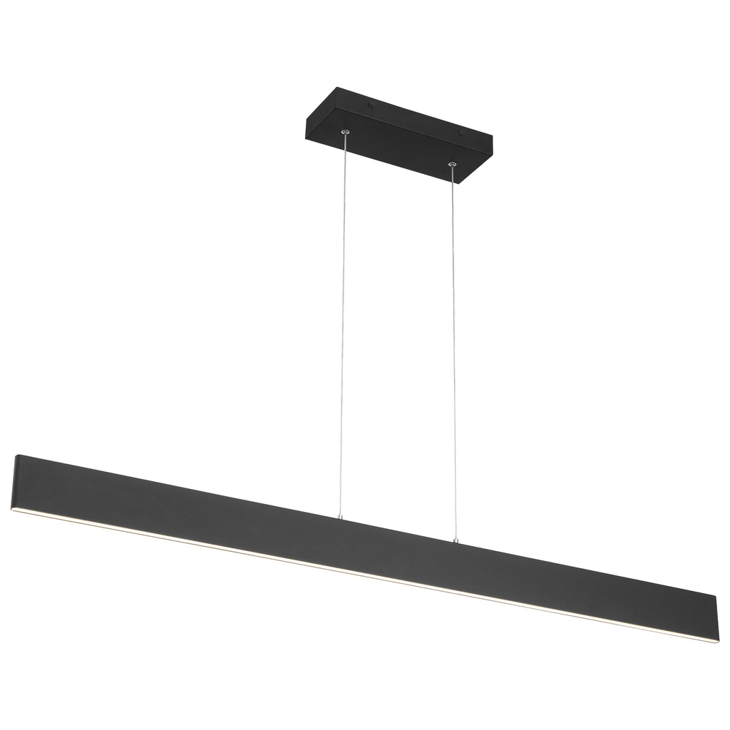 Holm LED Linear Pendant, Matte Black