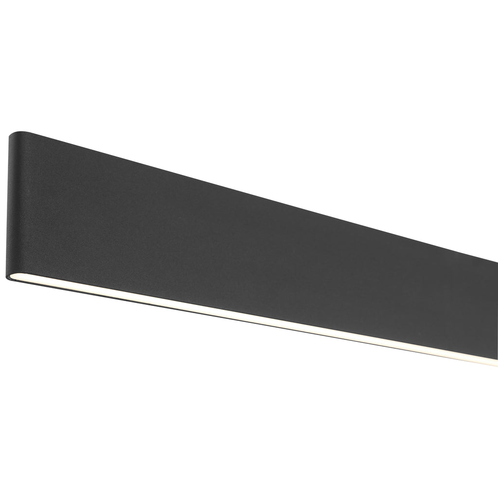 Holm LED Linear Pendant, Matte Black
