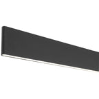 Holm LED Linear Pendant, Matte Black