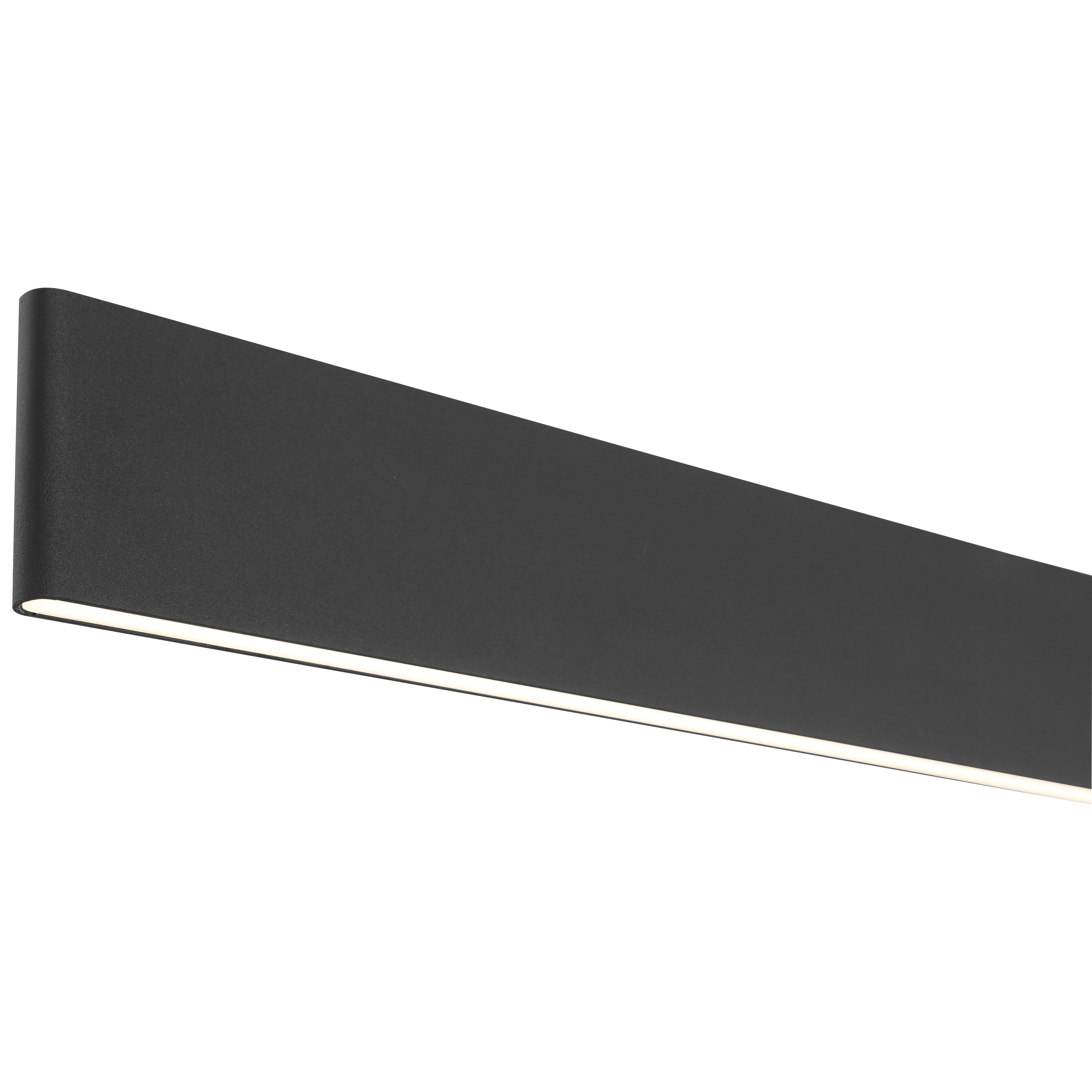 Holm LED Linear Pendant, Matte Black