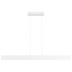 Holm LED Linear Pendant, Matte White