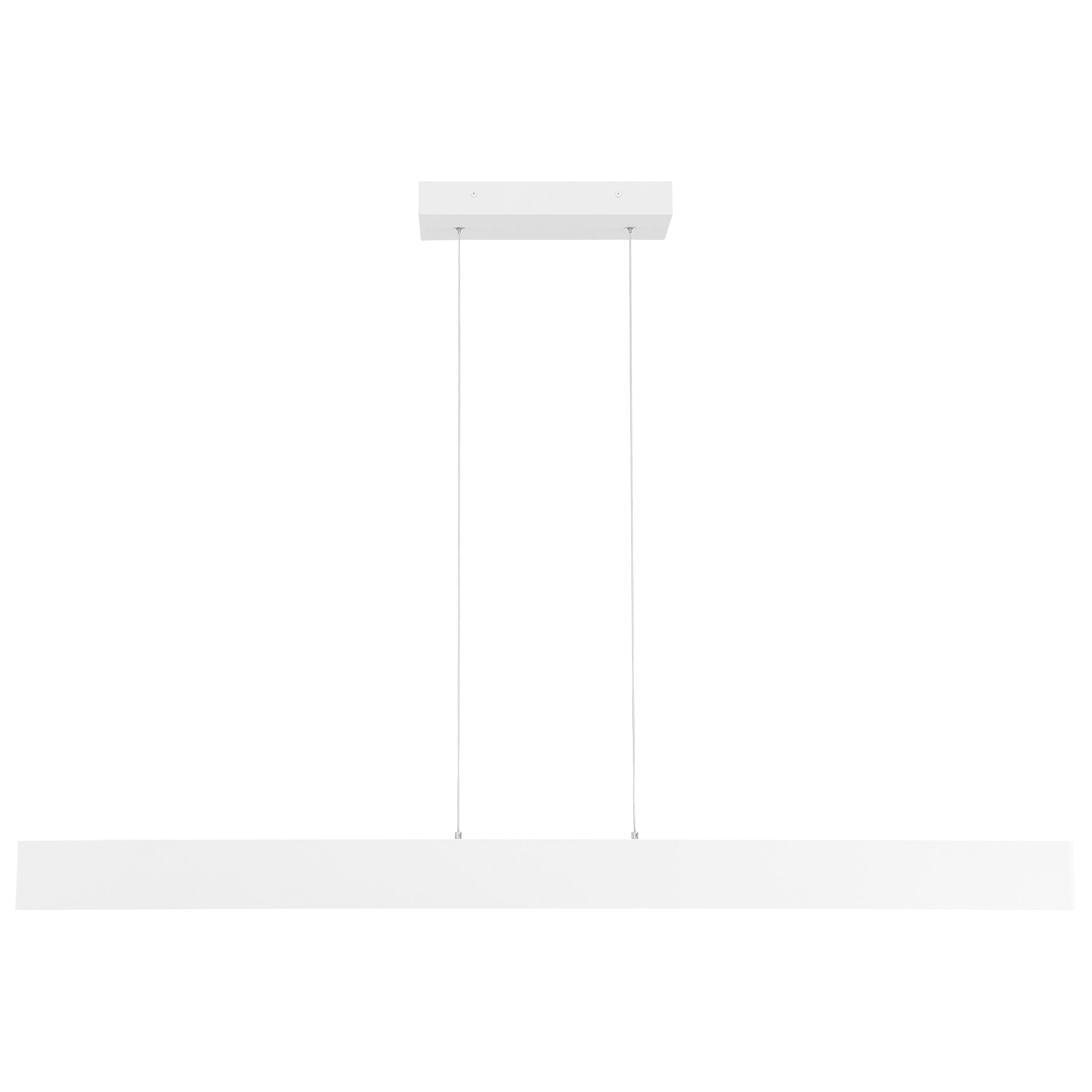 Holm LED Linear Pendant, Matte White