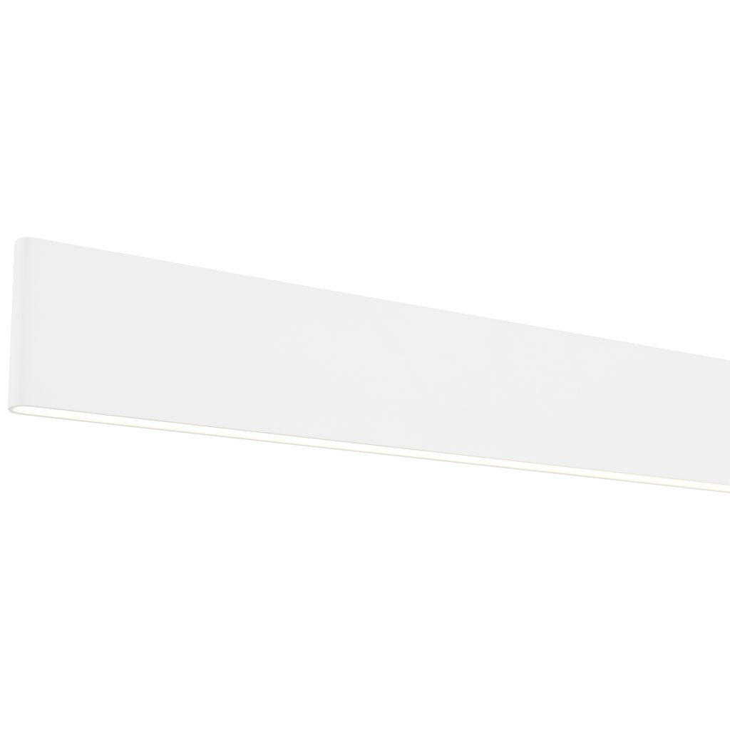 Holm LED Linear Pendant, Matte White