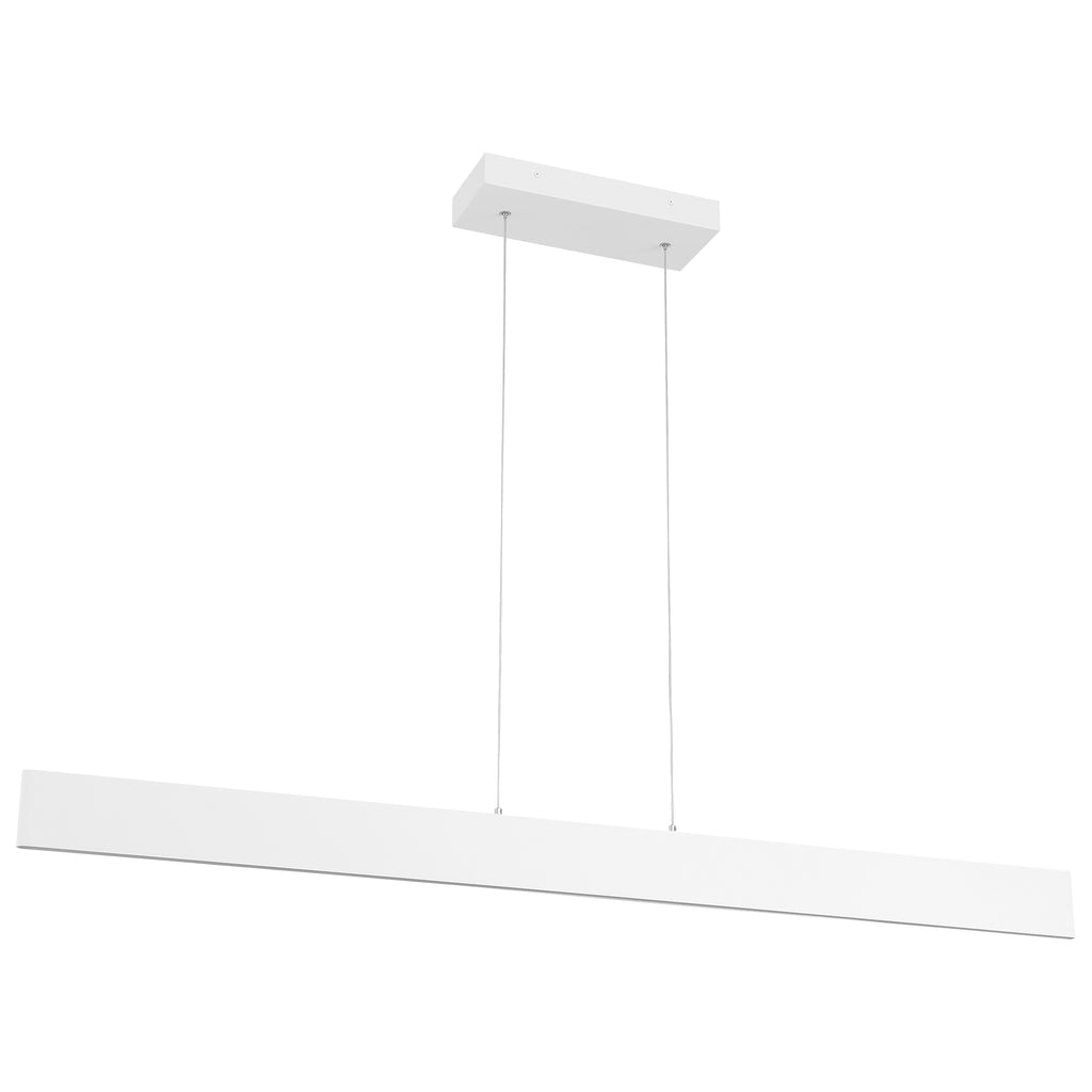 Holm LED Linear Pendant, Matte White