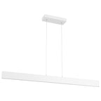 Holm LED Linear Pendant, Matte White