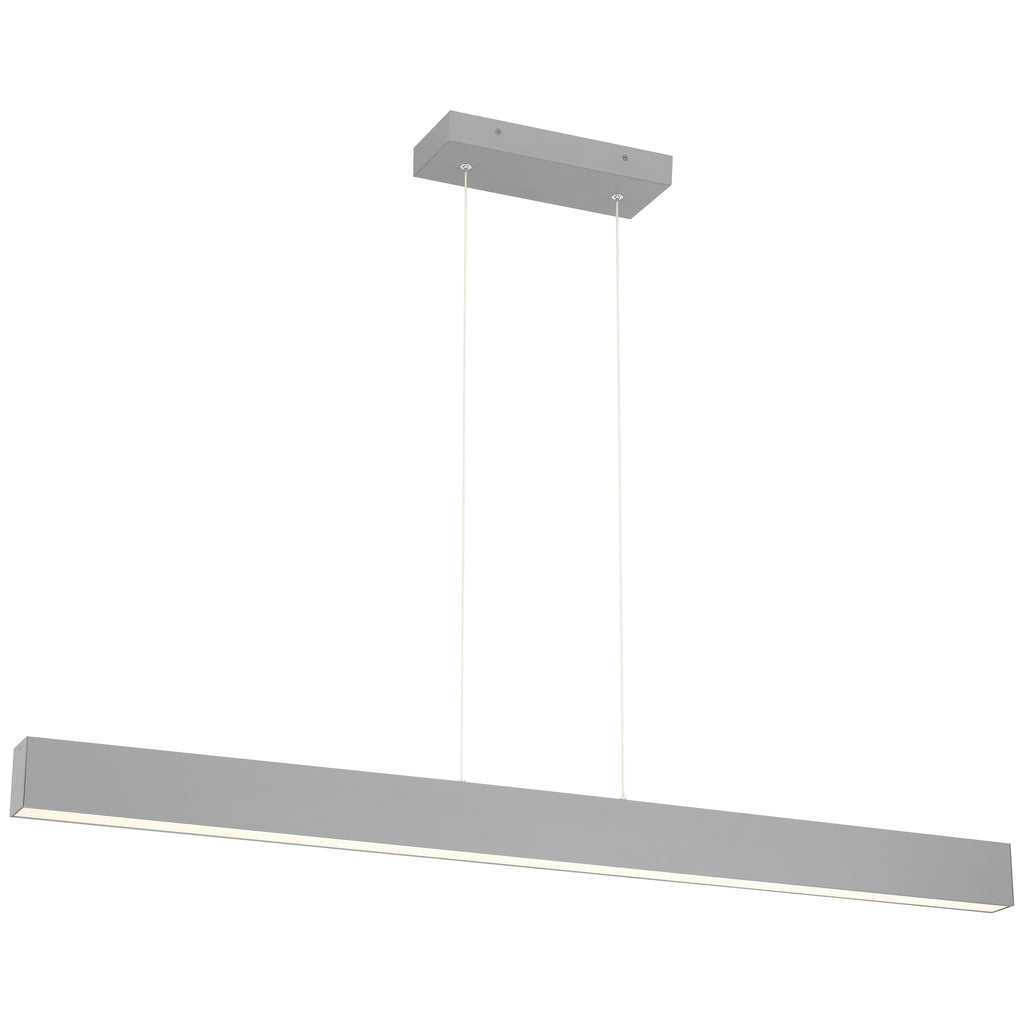 Form Dual Voltage LED Linear Pendant, Gray
