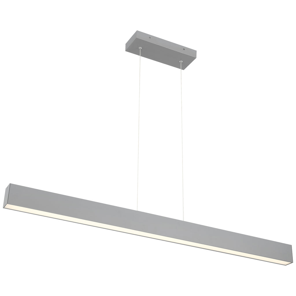 Form Dual Voltage LED Linear Pendant, Gray