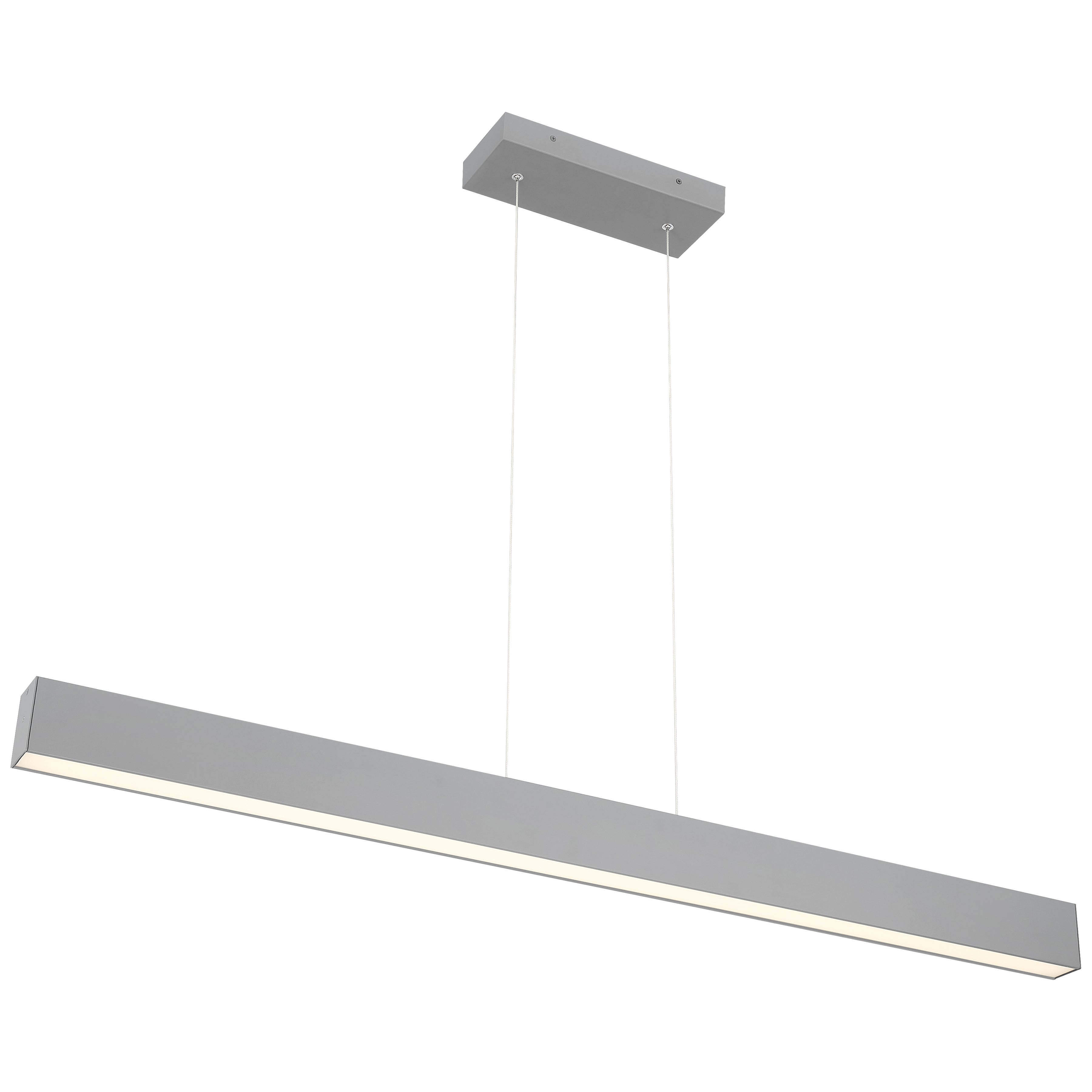 Form Dual Voltage LED Linear Pendant, Gray