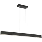 Form Dual Voltage LED Linear Pendant, Matte Black