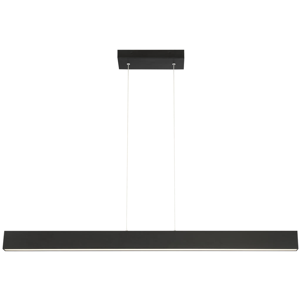 Form Dual Voltage LED Linear Pendant, Matte Black