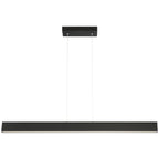 Form Dual Voltage LED Linear Pendant, Matte Black