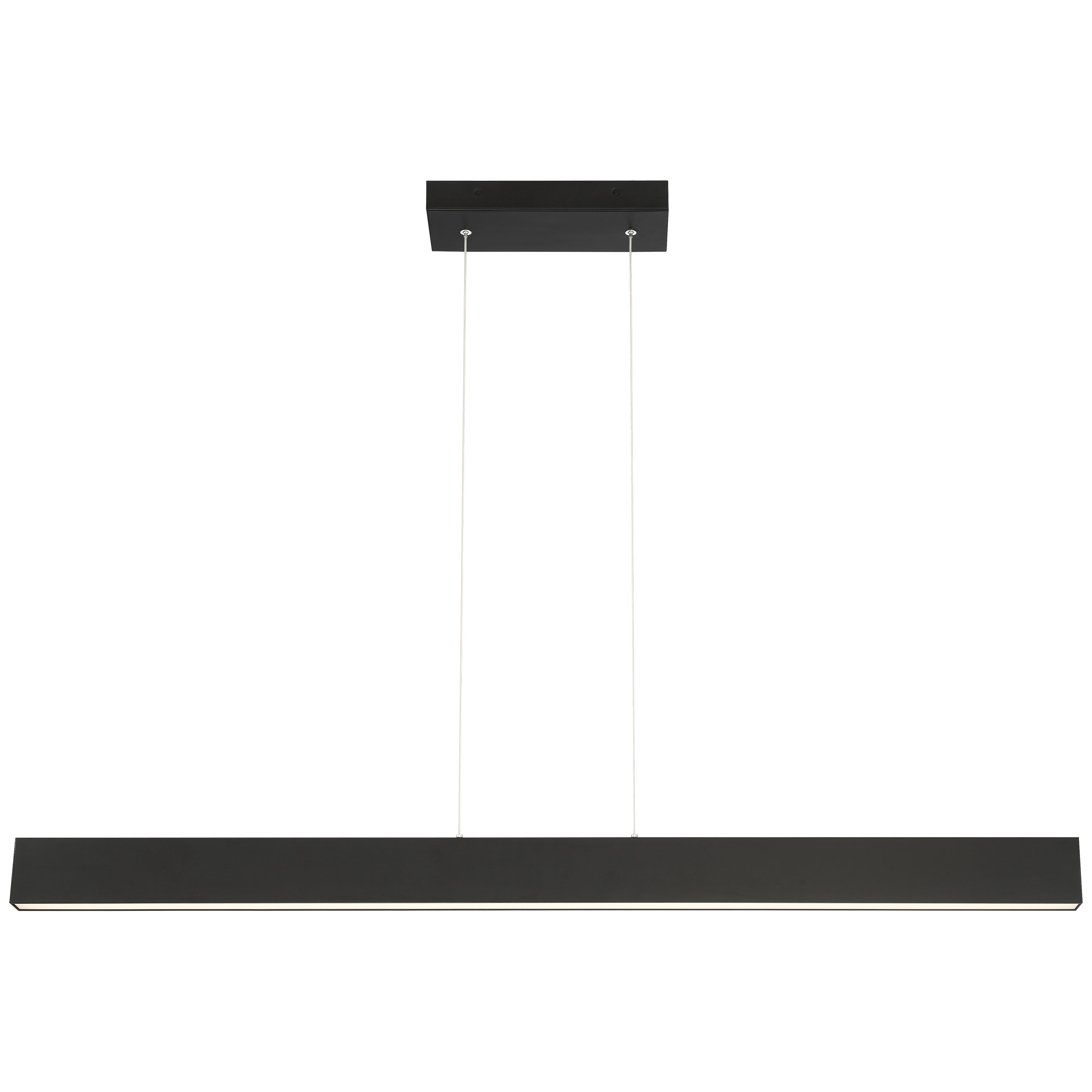 Form Dual Voltage LED Linear Pendant, Matte Black