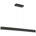 Form Dual Voltage LED Linear Pendant, Matte Black