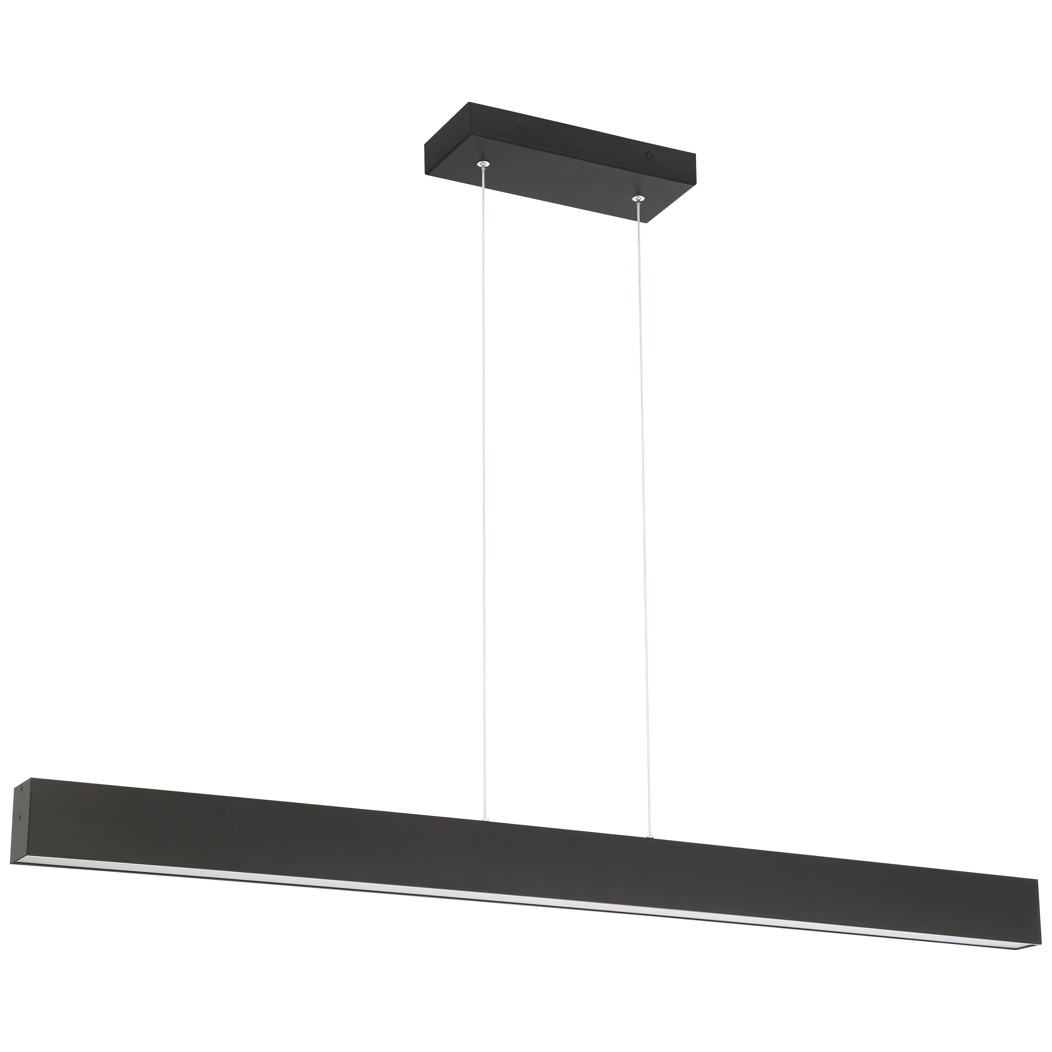 Form Dual Voltage LED Linear Pendant, Matte Black