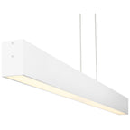 Form Dual Voltage LED Linear Pendant, Matte White