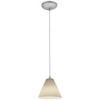 Martini Pendant (28004-1C-BS/WHT)