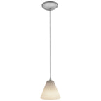 Martini Pendant (28004-1C-BS/WHT)