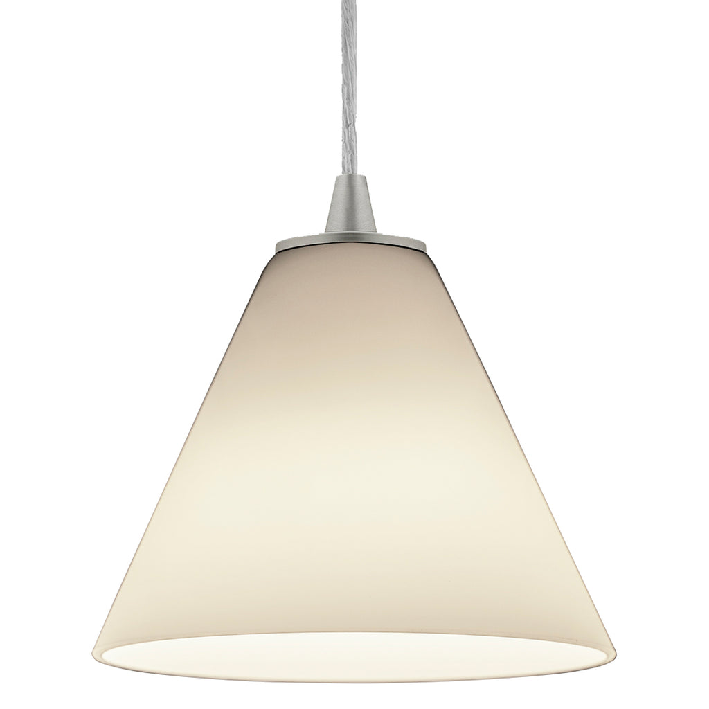 Martini Pendant (28004-1C-BS/WHT)