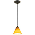Martini Pendant (28004-1C-ORB/AMB)