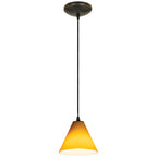 Martini Pendant (28004-1C-ORB/AMB)