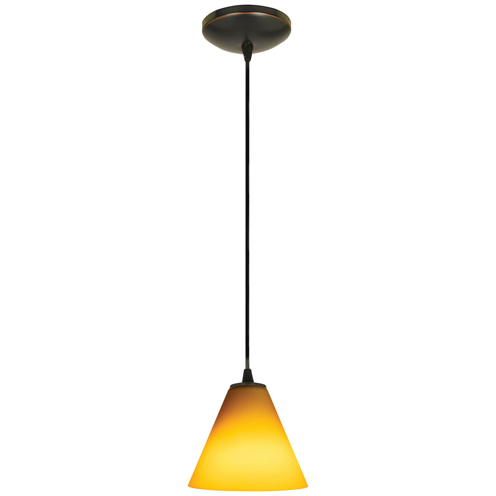 Martini Pendant (28004-1C-ORB/AMB)