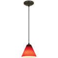Martini LED Pendant (28004-3C-ORB/RED)