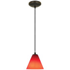Martini LED Pendant (28004-3C-ORB/RED)