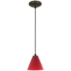 Martini LED Pendant (28004-3C-ORB/RED)