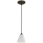 Martini Pendant (28004-1C-ORB/WHT)