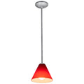 Martini LED Pendant (28004-3R-BS/RED)