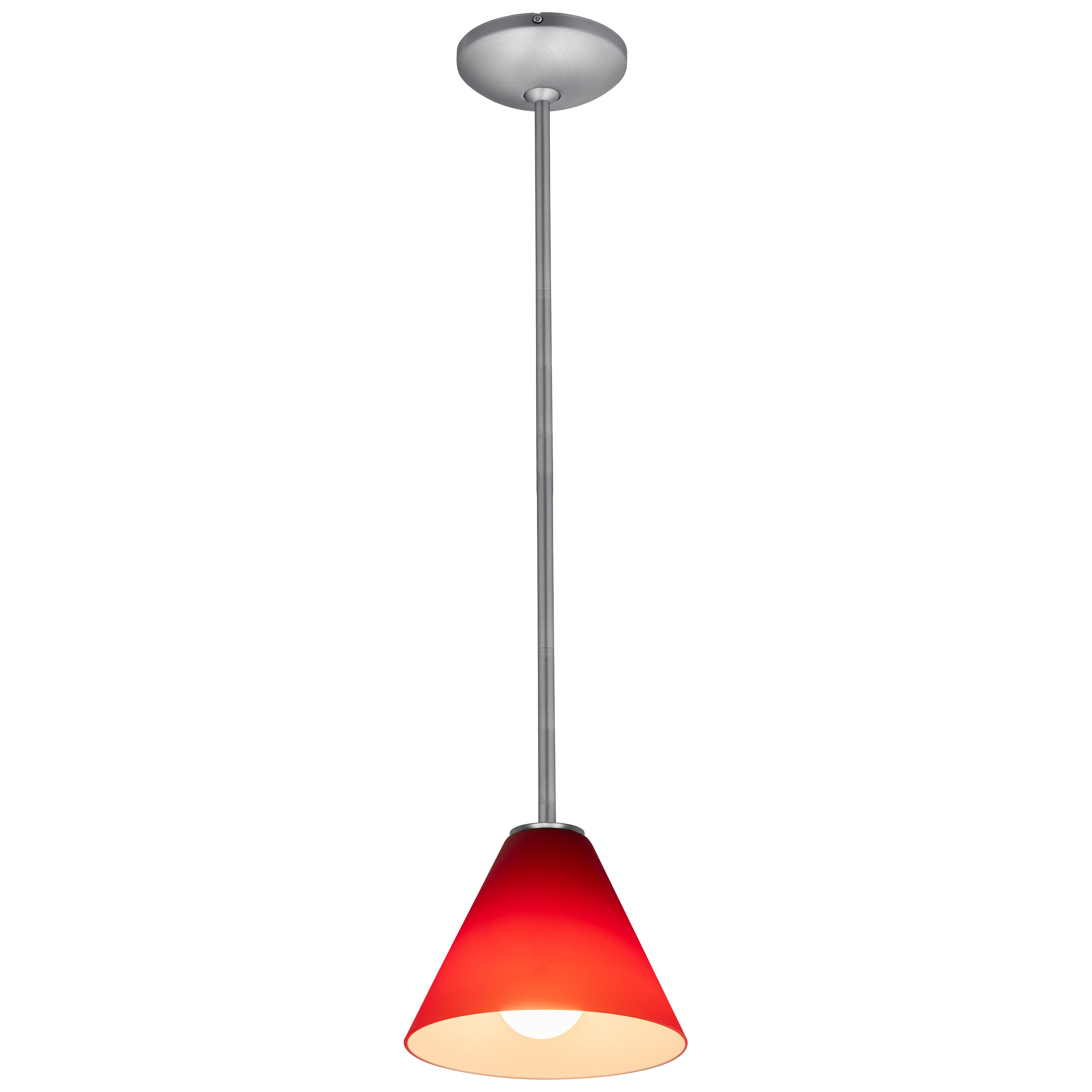 Martini LED Pendant (28004-3R-BS/RED)