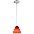 Martini LED Pendant (28004-3R-BS/RED)
