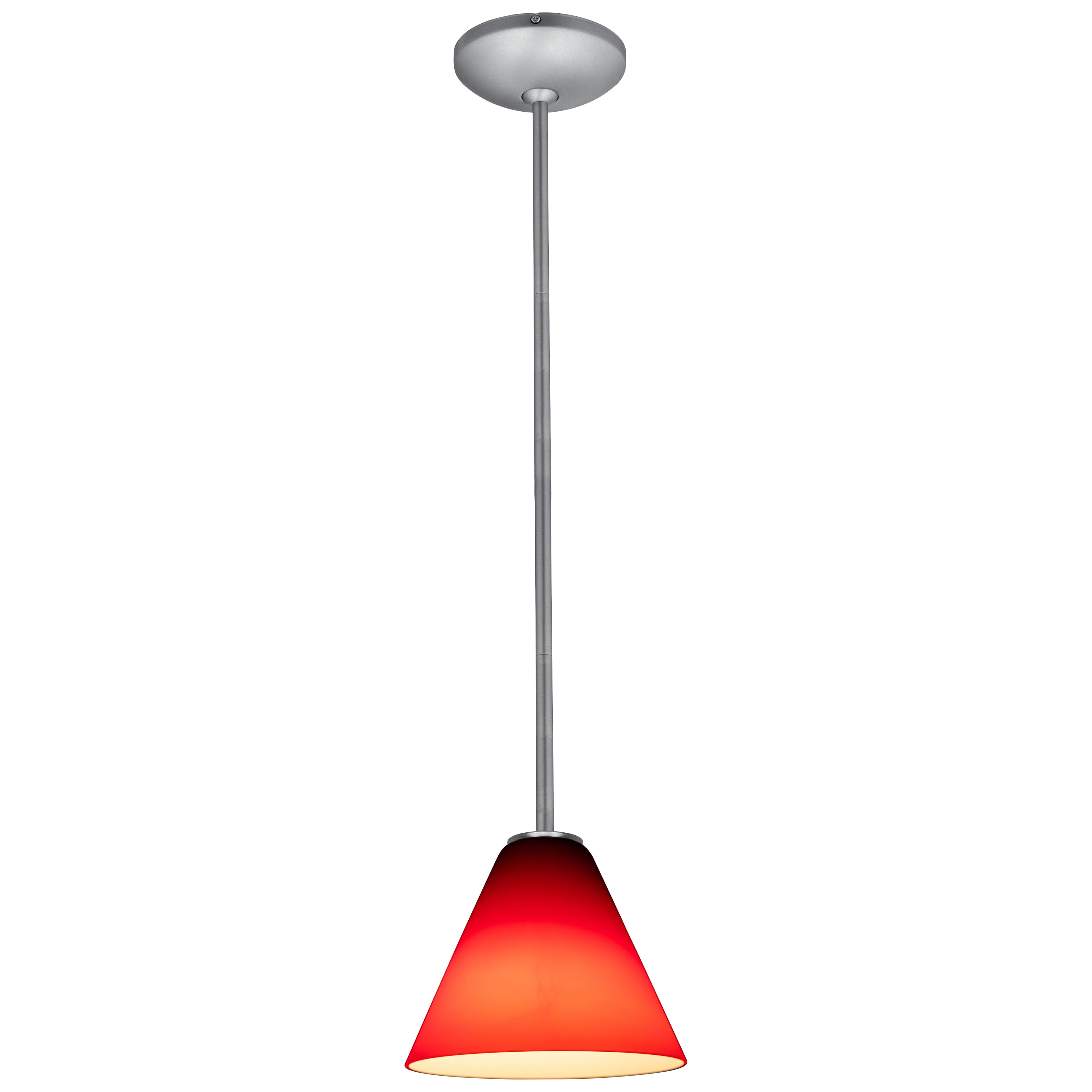 Martini LED Pendant (28004-3R-BS/RED)