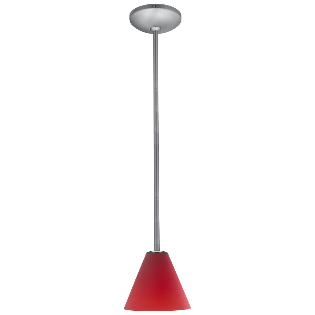 Martini LED Pendant (28004-3R-BS/RED)