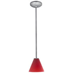 Martini LED Pendant (28004-3R-BS/RED)