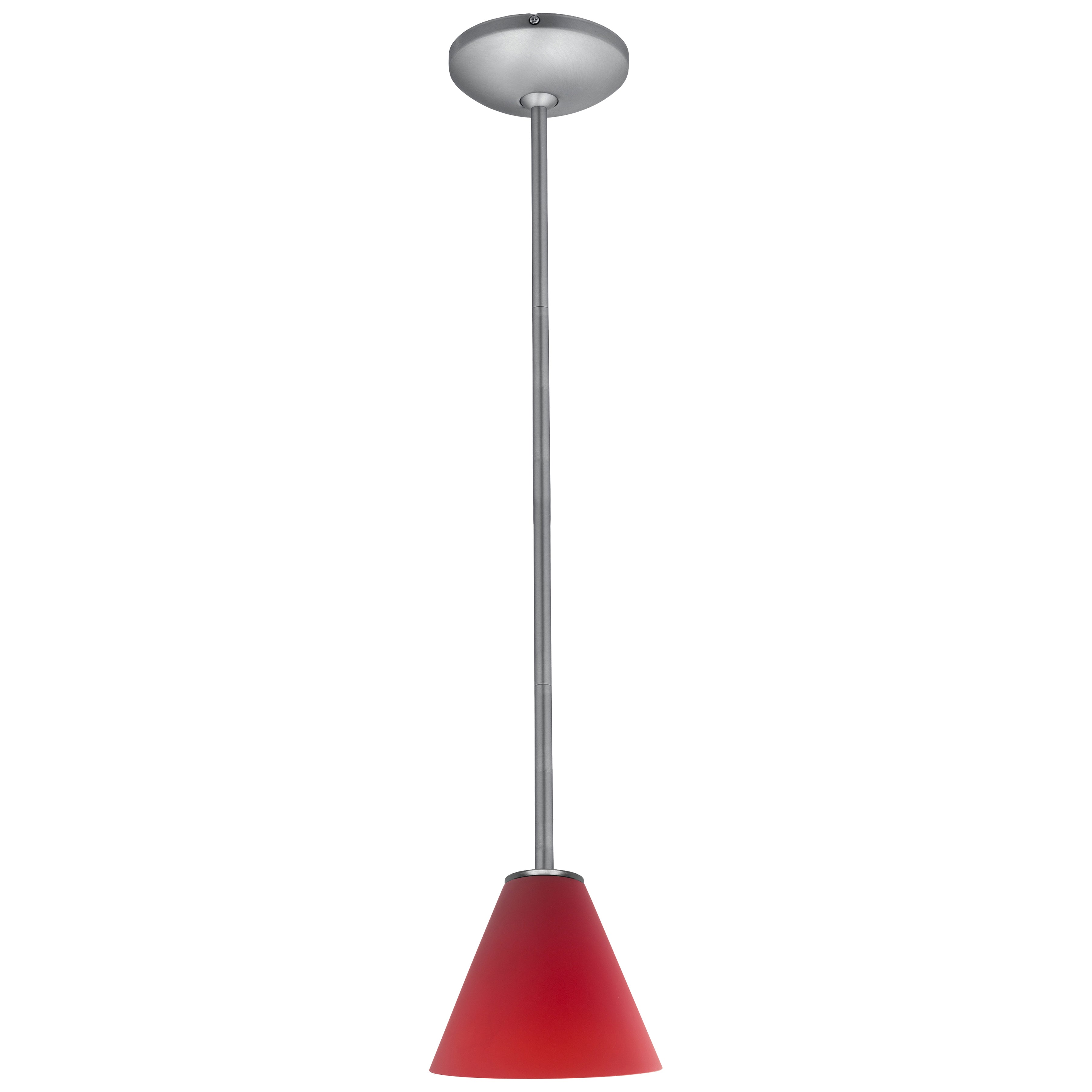 Martini LED Pendant (28004-3R-BS/RED)