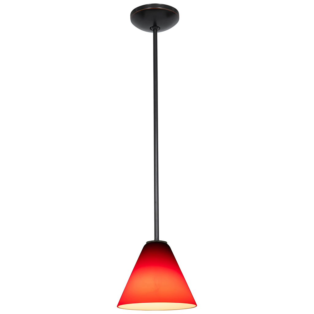 Martini Pendant (28004-1R-ORB/RED)