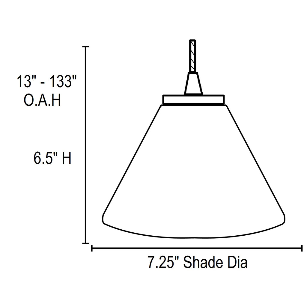 Access Lighting Martini LED Pendant (28004-3C-BS/COB), image 5