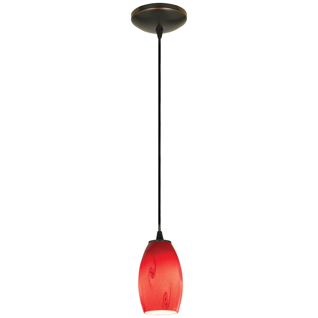 Merlot Pendant (28011-1C-ORB/RUSKY)