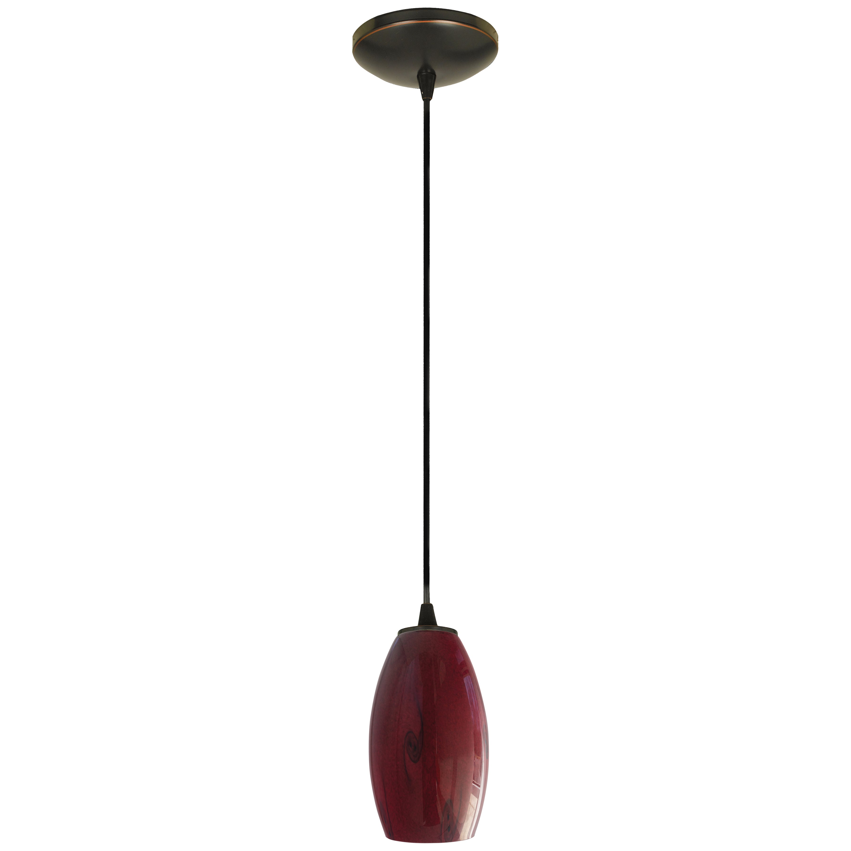 Merlot Pendant (28011-1C-ORB/RUSKY)