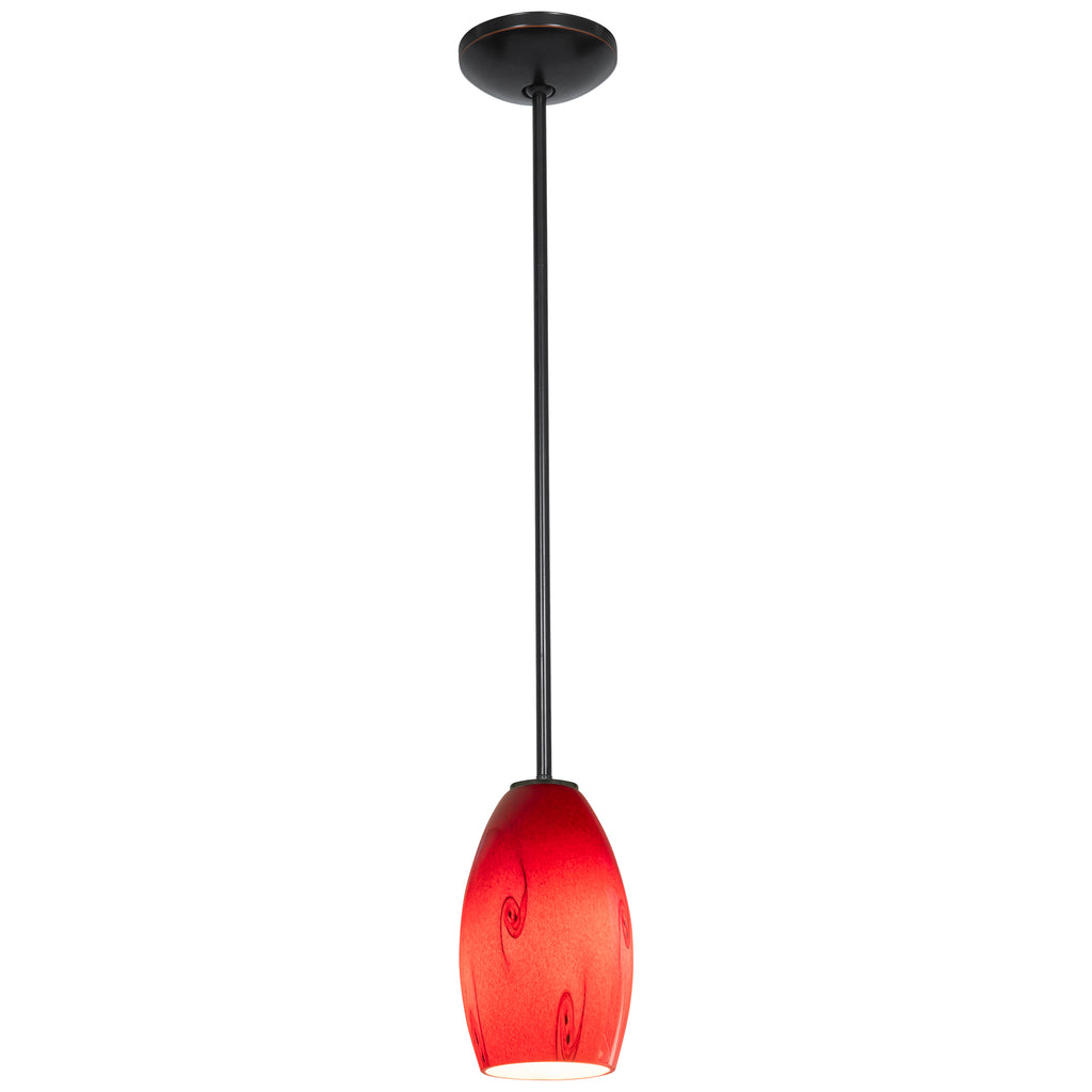 Merlot LED Pendant (28011-3R-ORB/RUSKY)