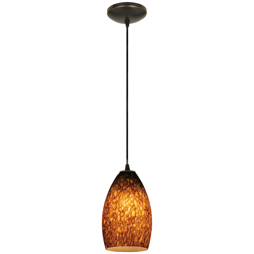 Champagne Pendant (28012-1C-ORB/BRST)