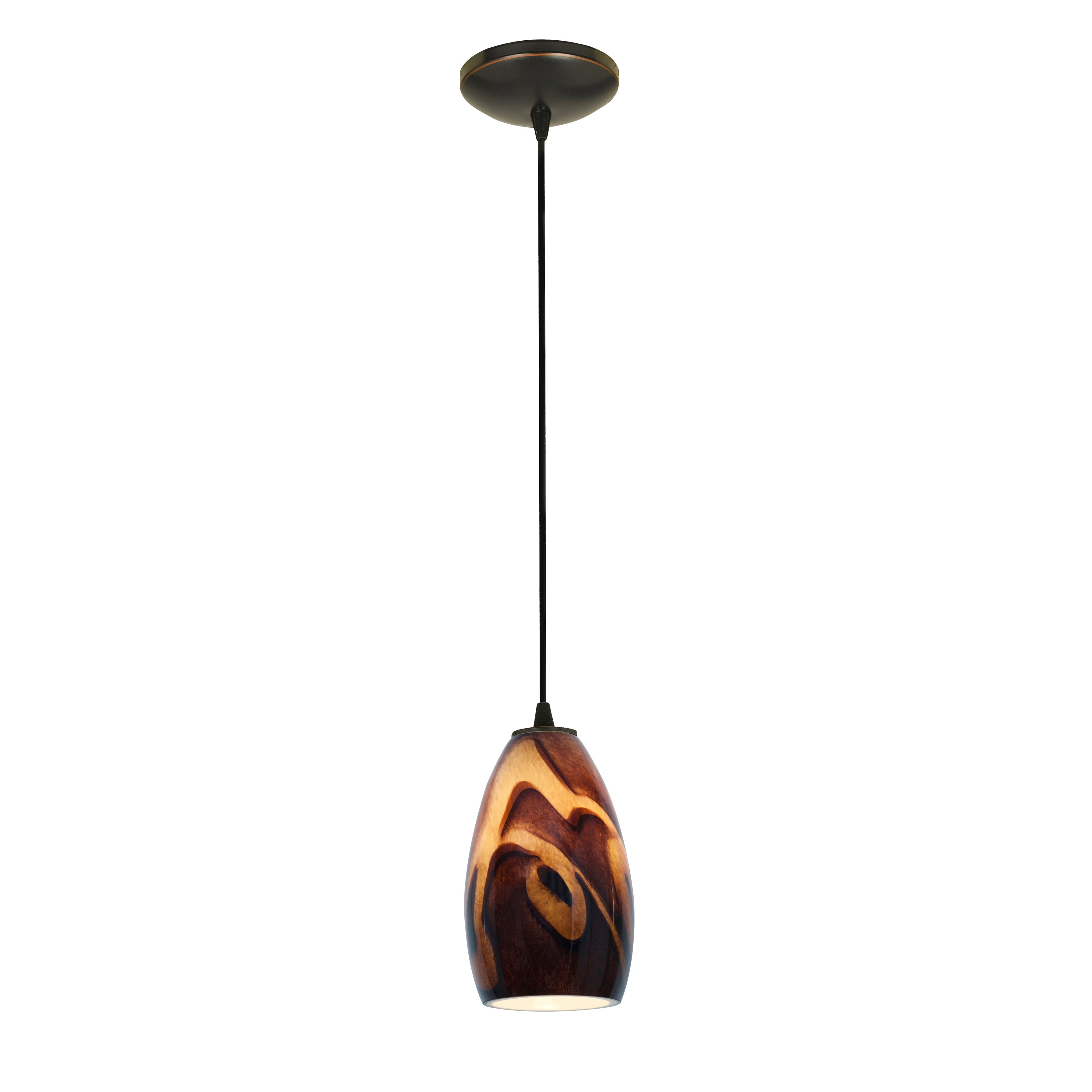 Champagne LED Pendant (28012-3C-ORB/ICA)