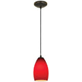 Champagne Pendant (28012-1C-ORB/RED)