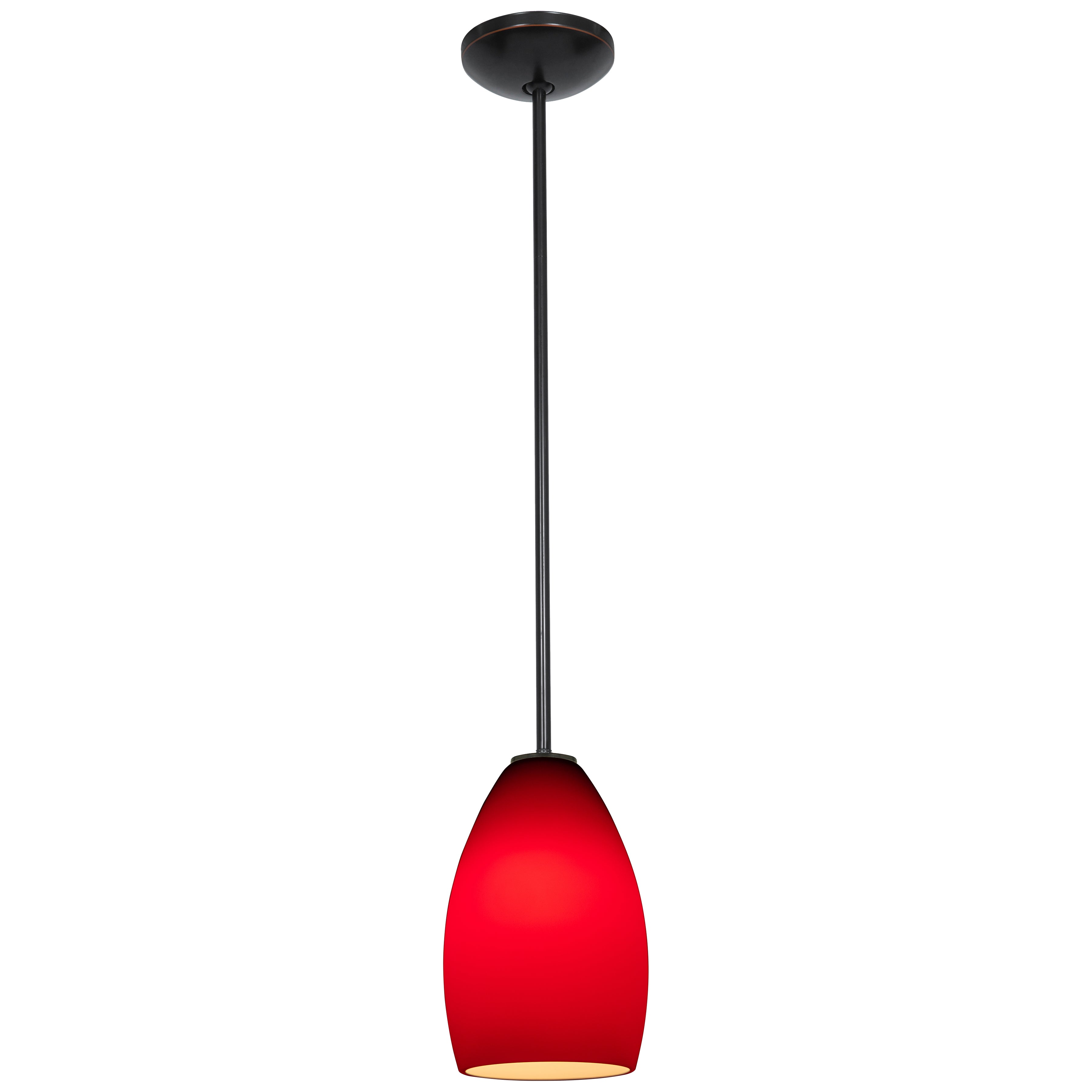 Champagne Pendant (28012-1R-ORB/RED)